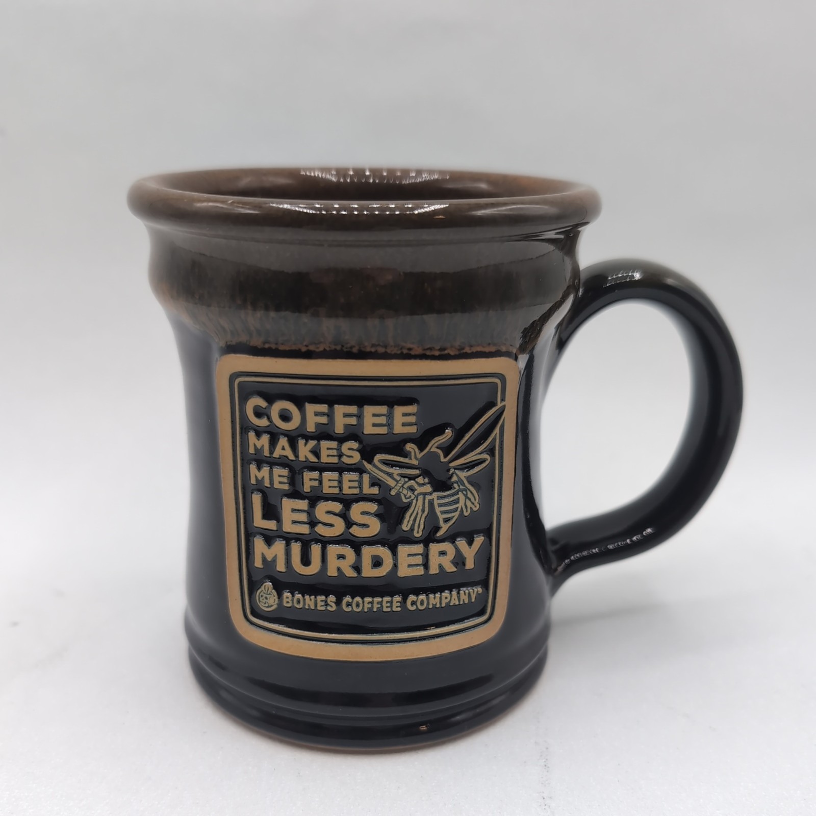 Bones Coffee Co Deneen Pottery Cup 2025 Murder Hornet Handthrown Mug