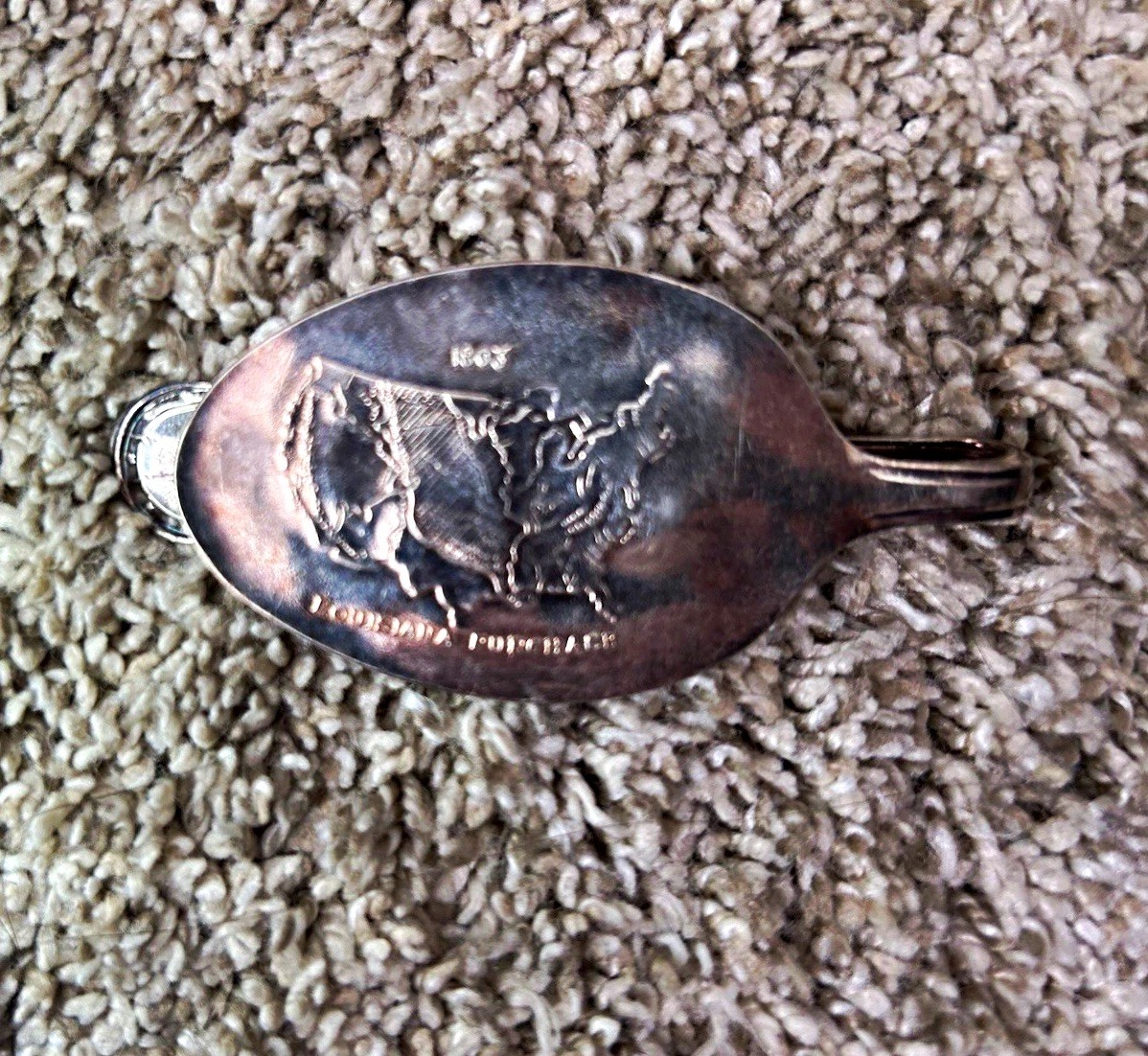 Vintage Wm Rogers Silverplate Thomas Jefferson Presidential Spoon