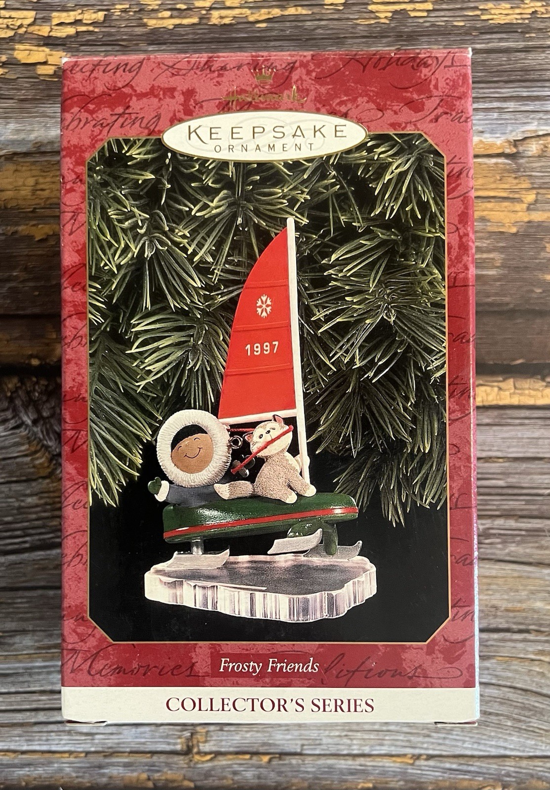 1997 Hallmark Keepsake Ornament Frosty Friends 18th In The Series QX6255