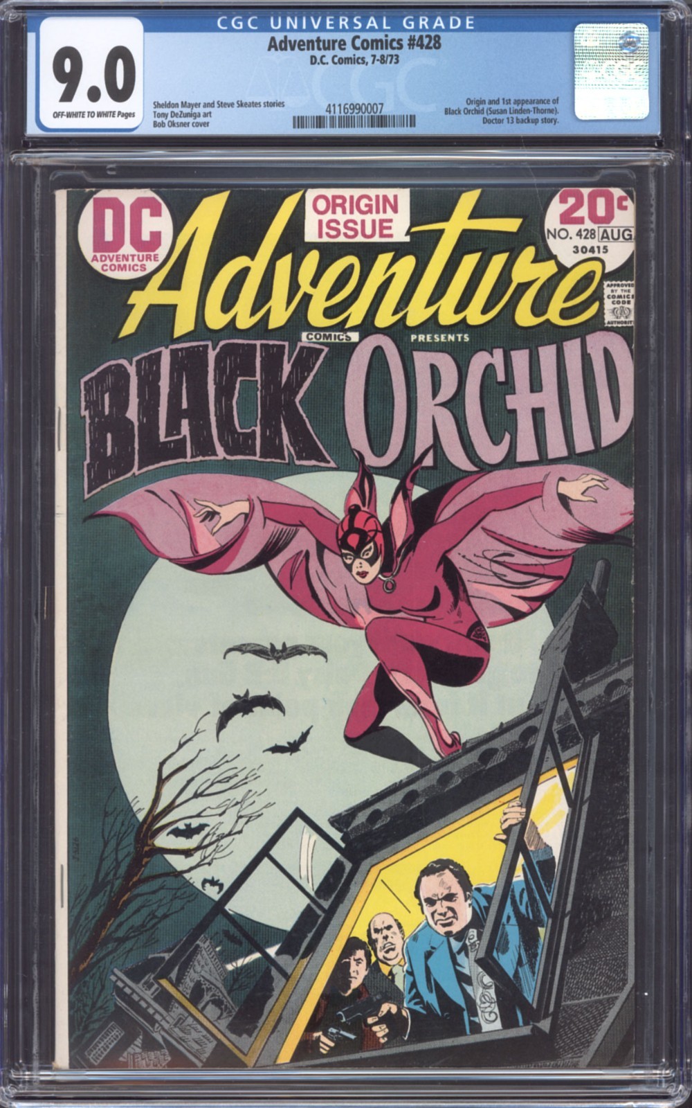 ADVENTURE COMICS #428 CGC 9.0 VF/NM (DC 1973) / 1st appearance Black Orchid