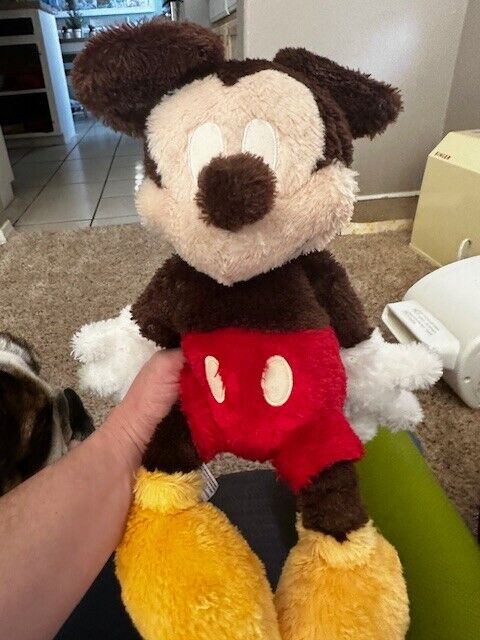  Mickey Mouse 1938 Brown Fuzzy Mickey Disney Parks  Vintage Shaggy. Collectors