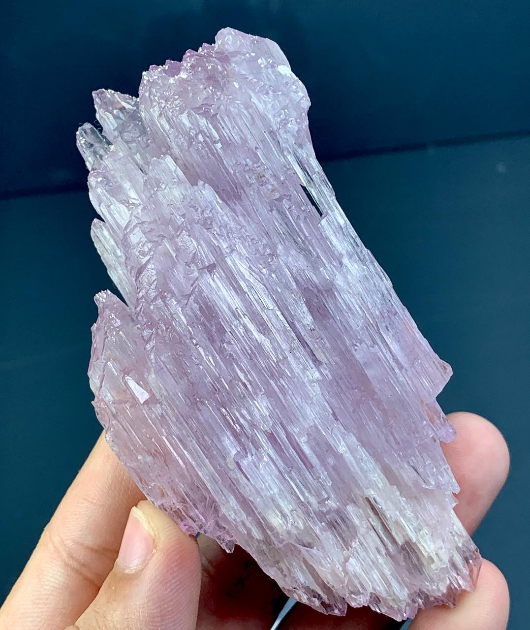 659 Carat Natural Pink Etched kunzite Crystal Specimen From Afghanistan