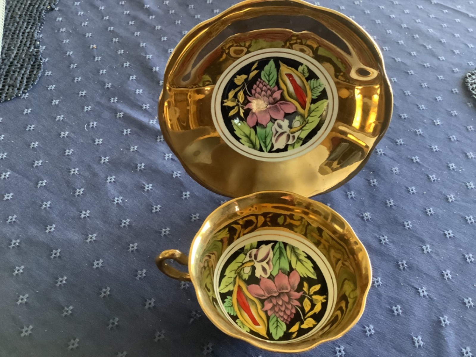 rosina bone china tea cup and saucer
