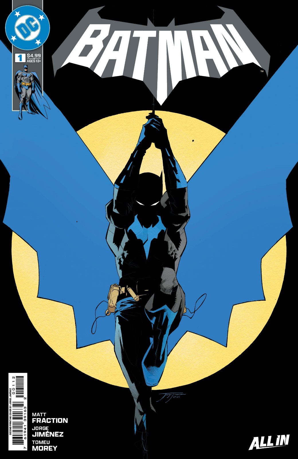 Batman #1 Cover A Jorge Jimenez Second Printing