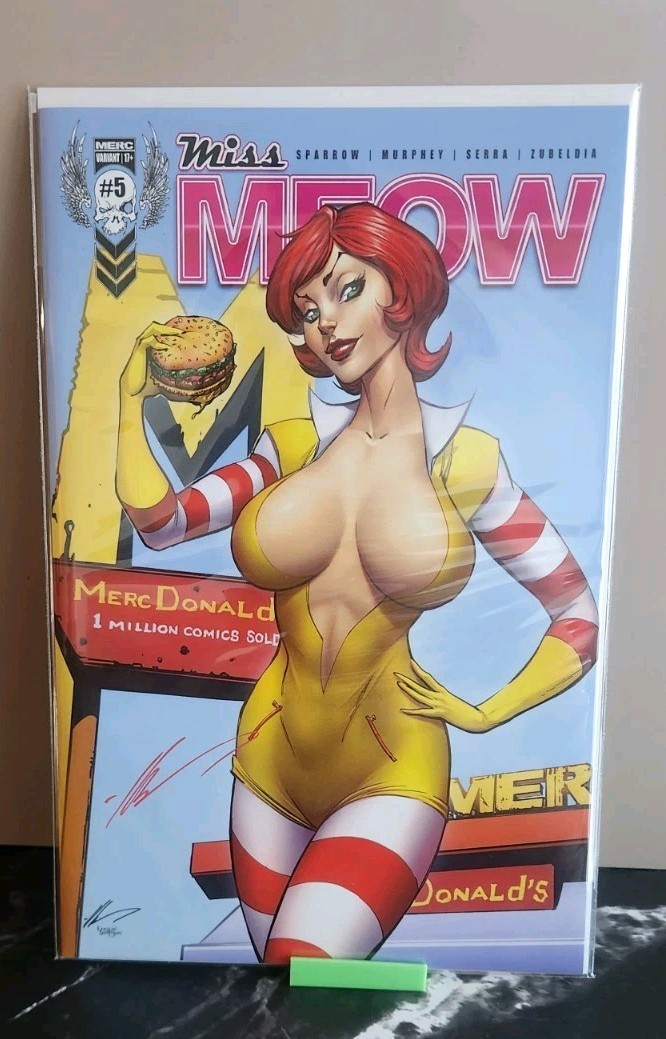 Miss Meow #5 (Merc Publishing) Ale Garza SIGNED W/ COA NM