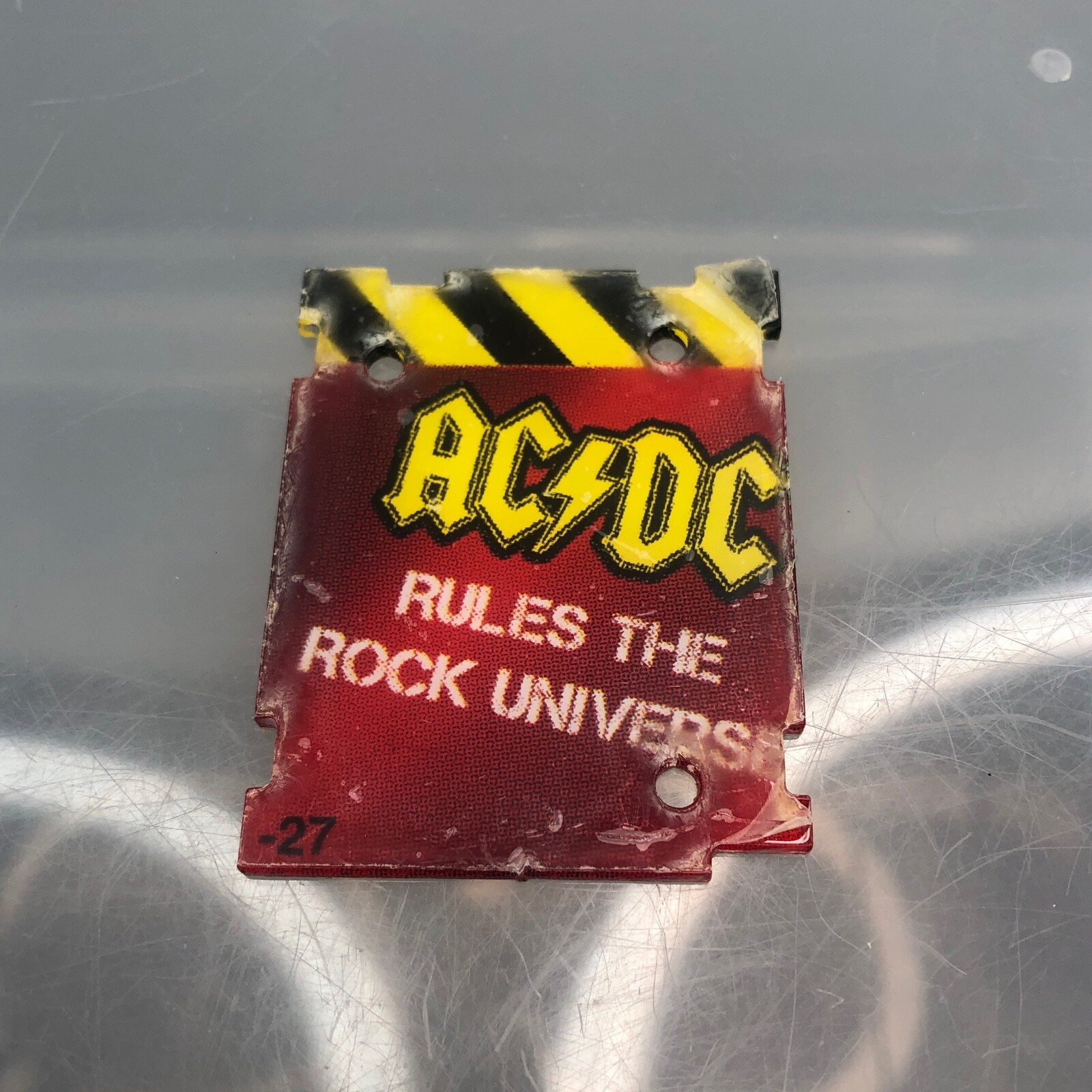 Stern AC/DC Pro LE NOS TNT Plastic Pinball Machine Replacement Parts Key Fob a