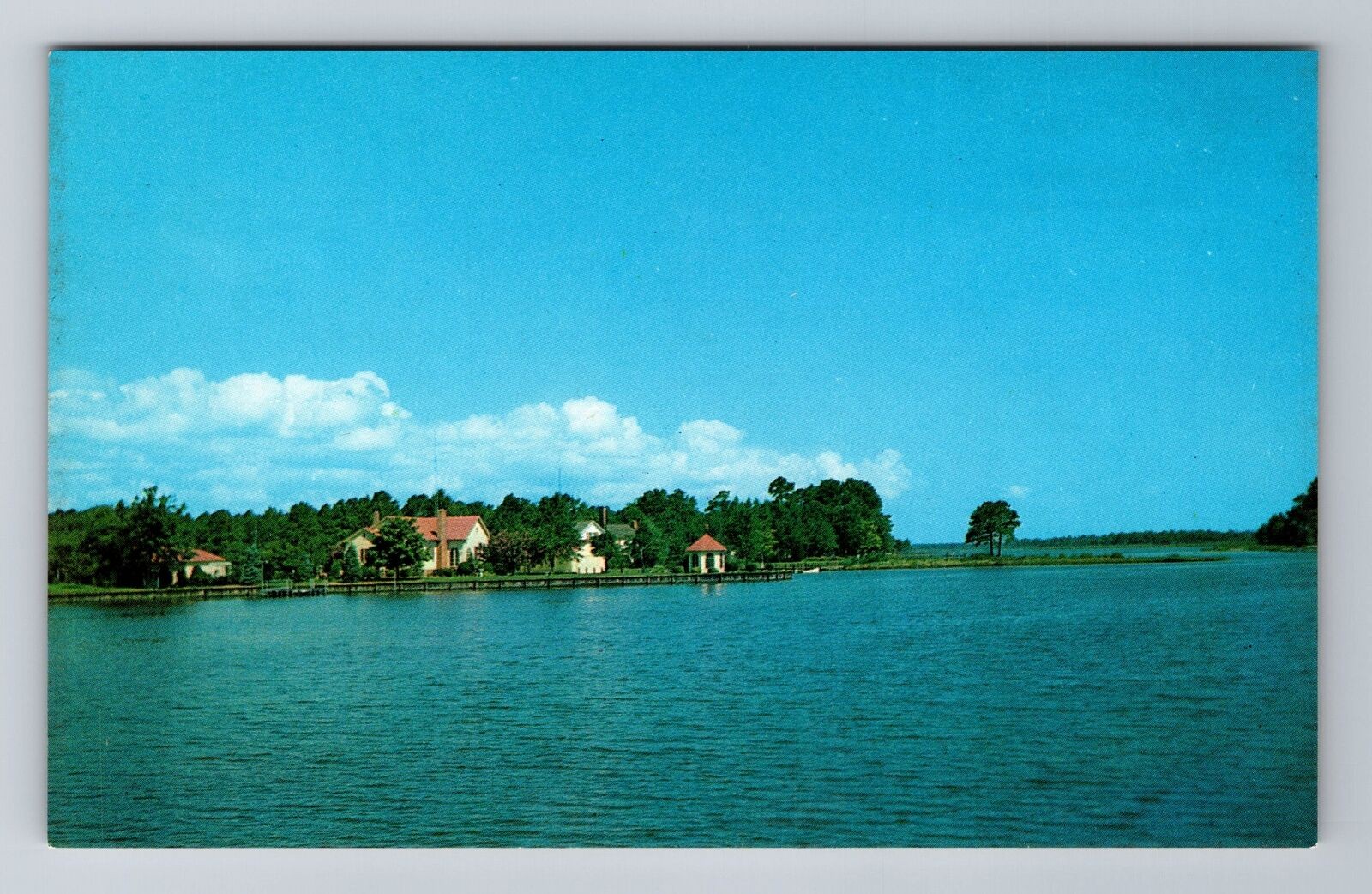 Ocean City MD- Maryland, Herring Creek, Antique, Vintage Souvenir Postcard