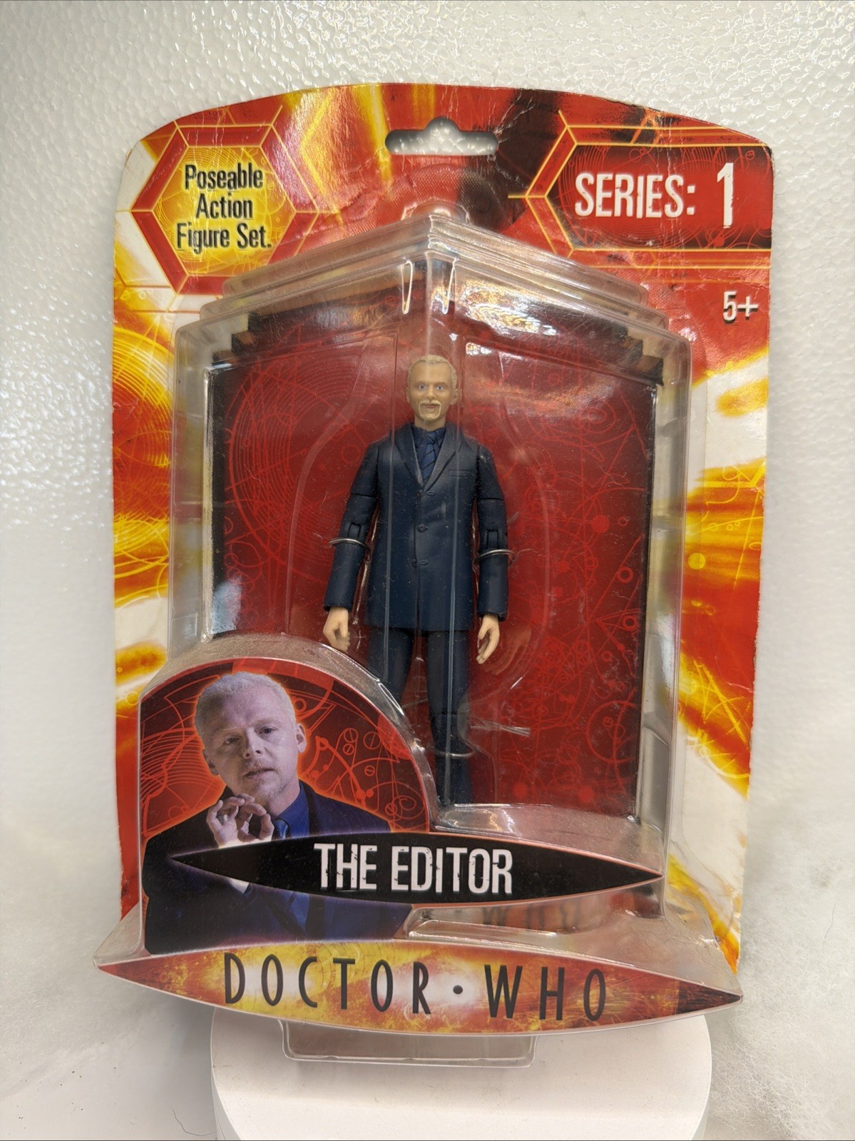 Vintage 5.5 Inch Doctor Who Series 1 “The Editor “ Sealed New.