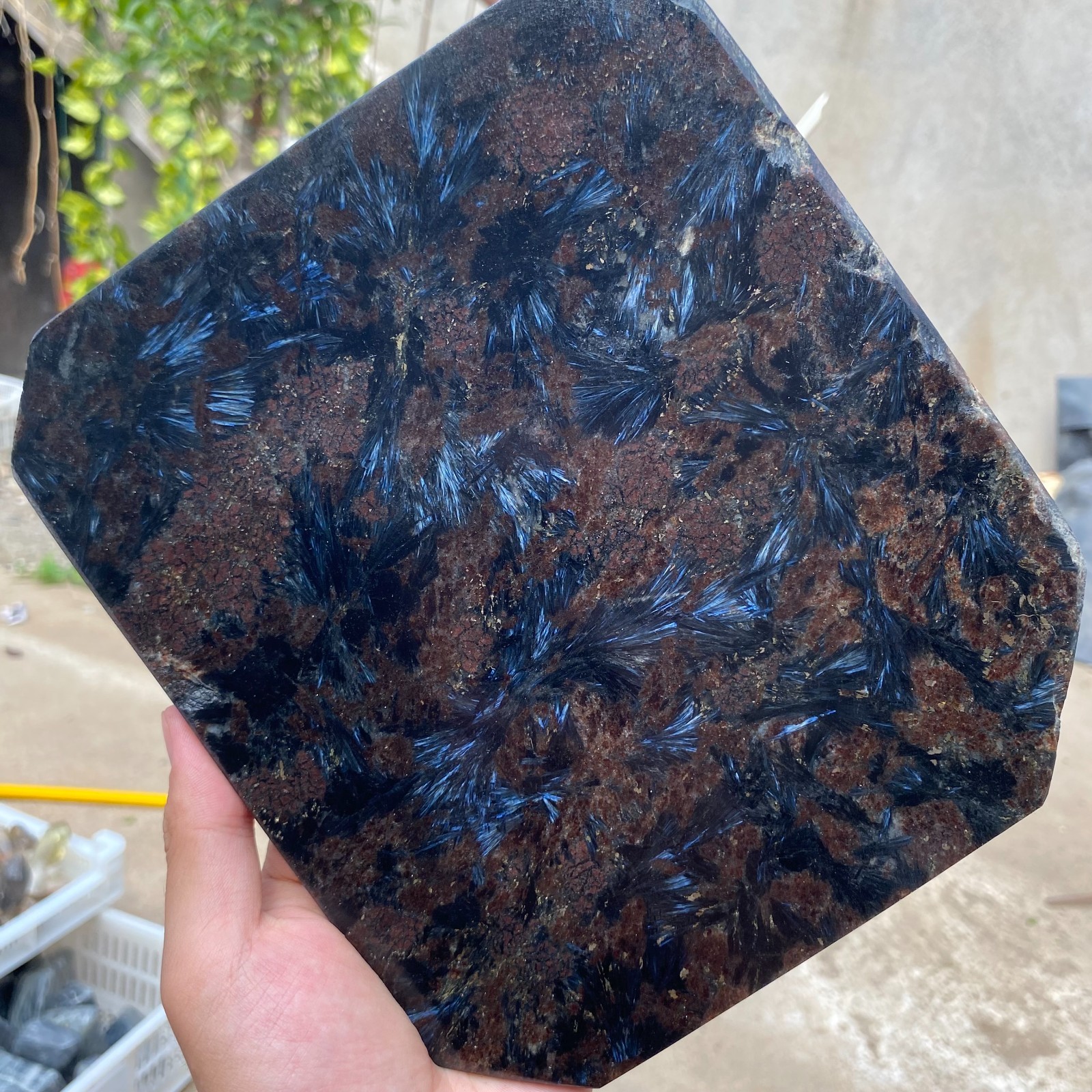 1190g Natural beautiful Fireworks stone Crystal Rough specimens cure Healing
