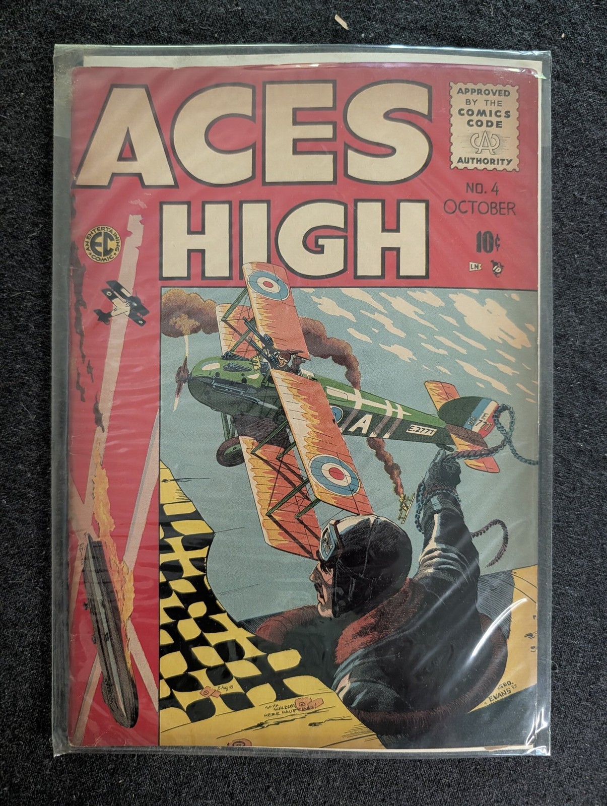 Aces High #4 (EC Comics 1955) VG approx 4.0