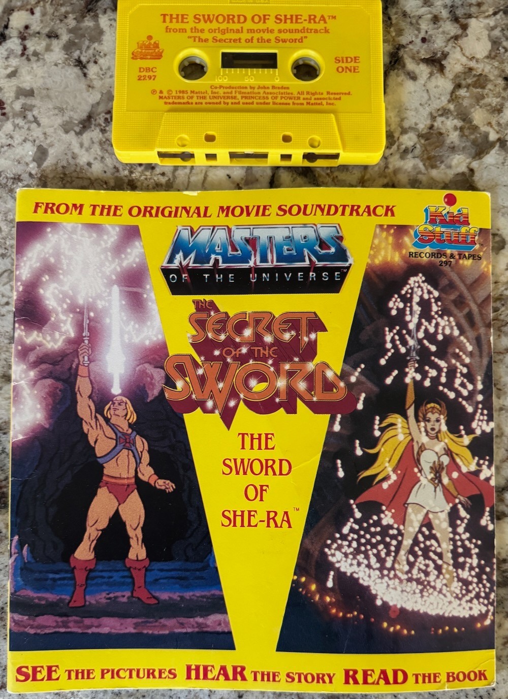 MOTU He-Man Masters of the Universe Sword of She-Ra Book & Tape 1980\'s