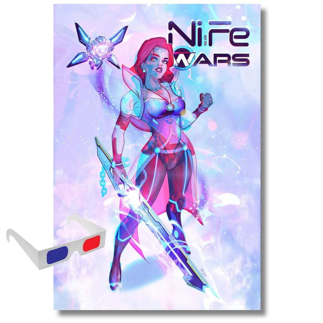 NIFE WARS #1 NYCC 3D DOUBLE EXPOSURE NYCC EXCLUSIVE LTD 100