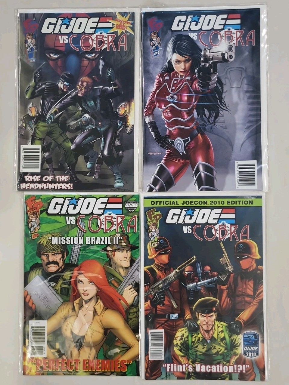 GI Joe Vs Cobra #1 -4, 2008 - 2011 Fun Publications