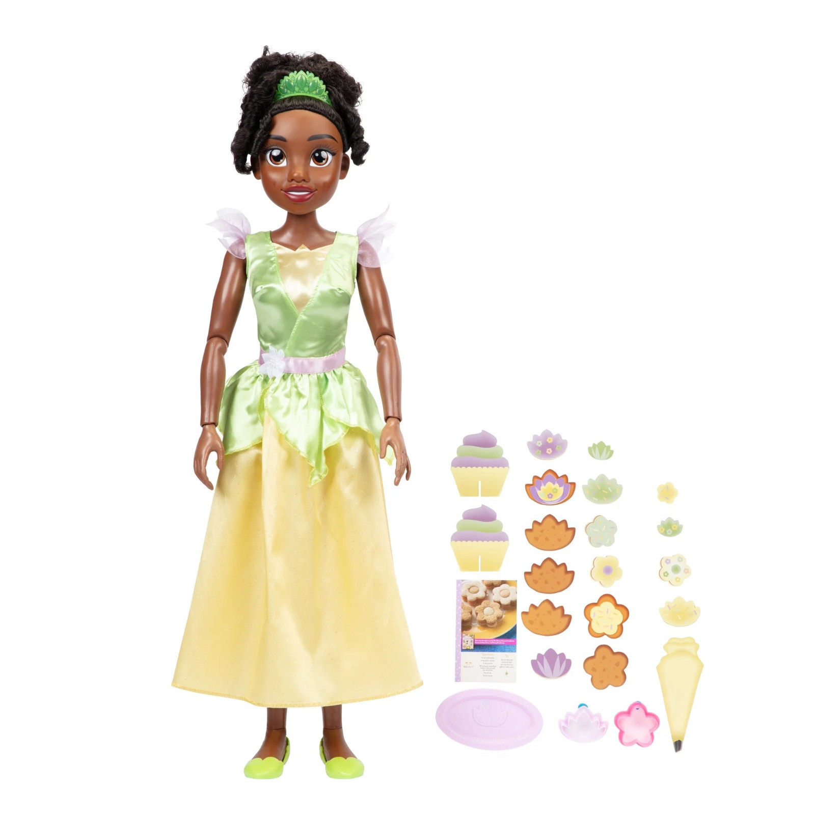 Disney Princess Tiana My Size Doll 32” Tall & Poseable, with Baking Accessories