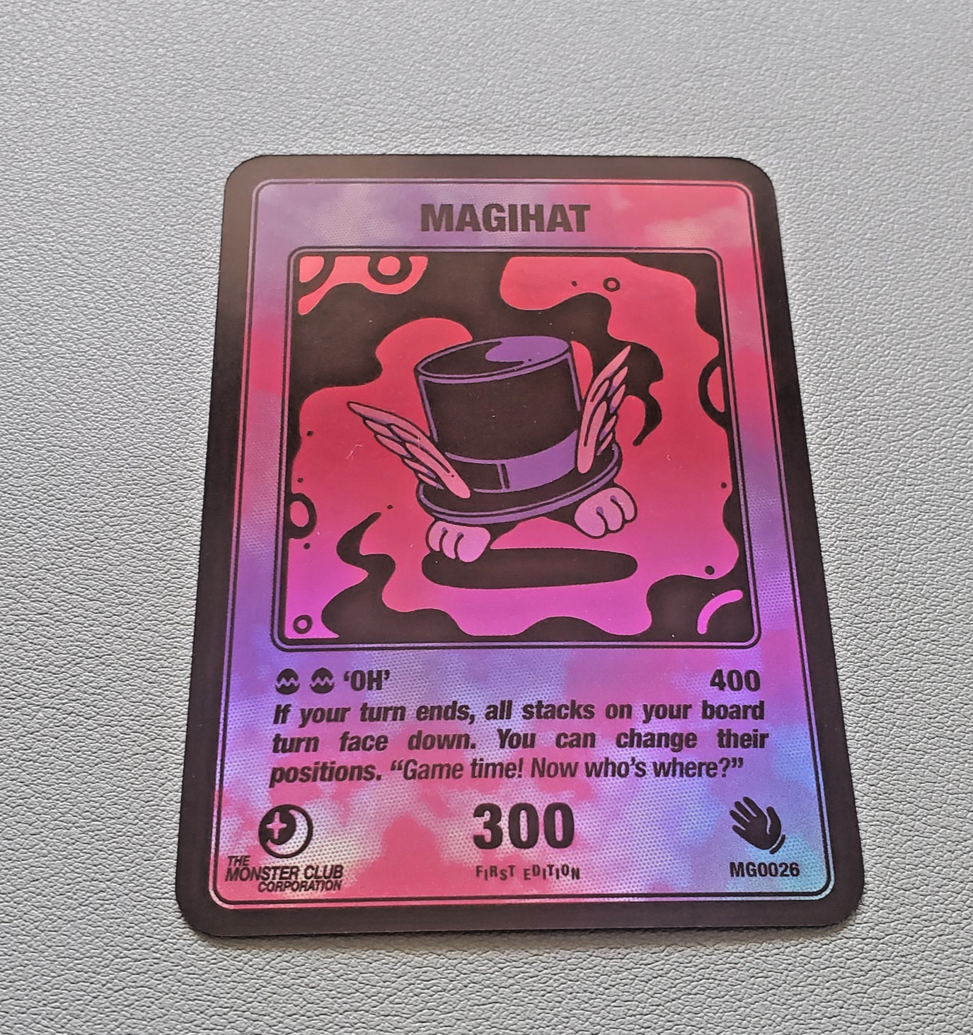 Morigins TCG Base Set 1st Edition Magihat Holo - The Monster Club Corporation