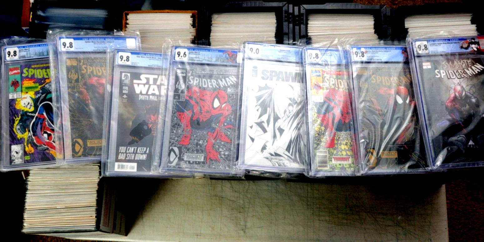 Large CGC Comic Book Collection Plus Loose Comic Books Lots