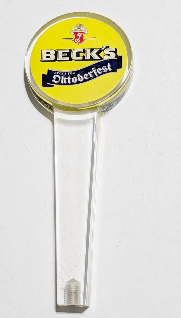 Becks Oktoberfest Vintage Beer Tap Handle - 9 1/2\