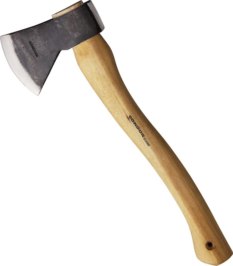 Condor Greenland Pattern Fixed Carbon Steel Ax Head Hickory Handle Axe 4070EW