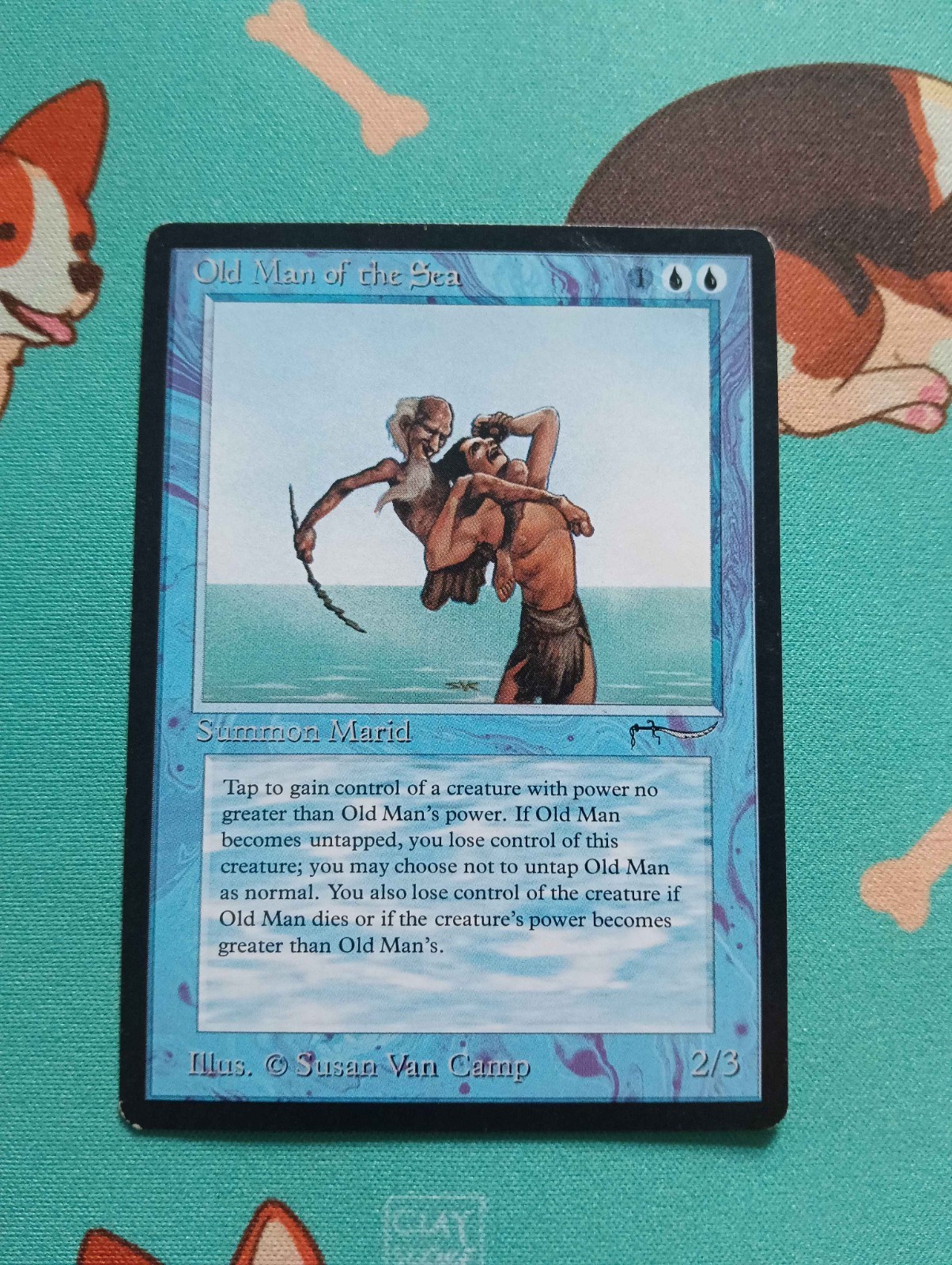 MTG Magic the Gathering - Old Man of the Sea - Arabian Nights 
