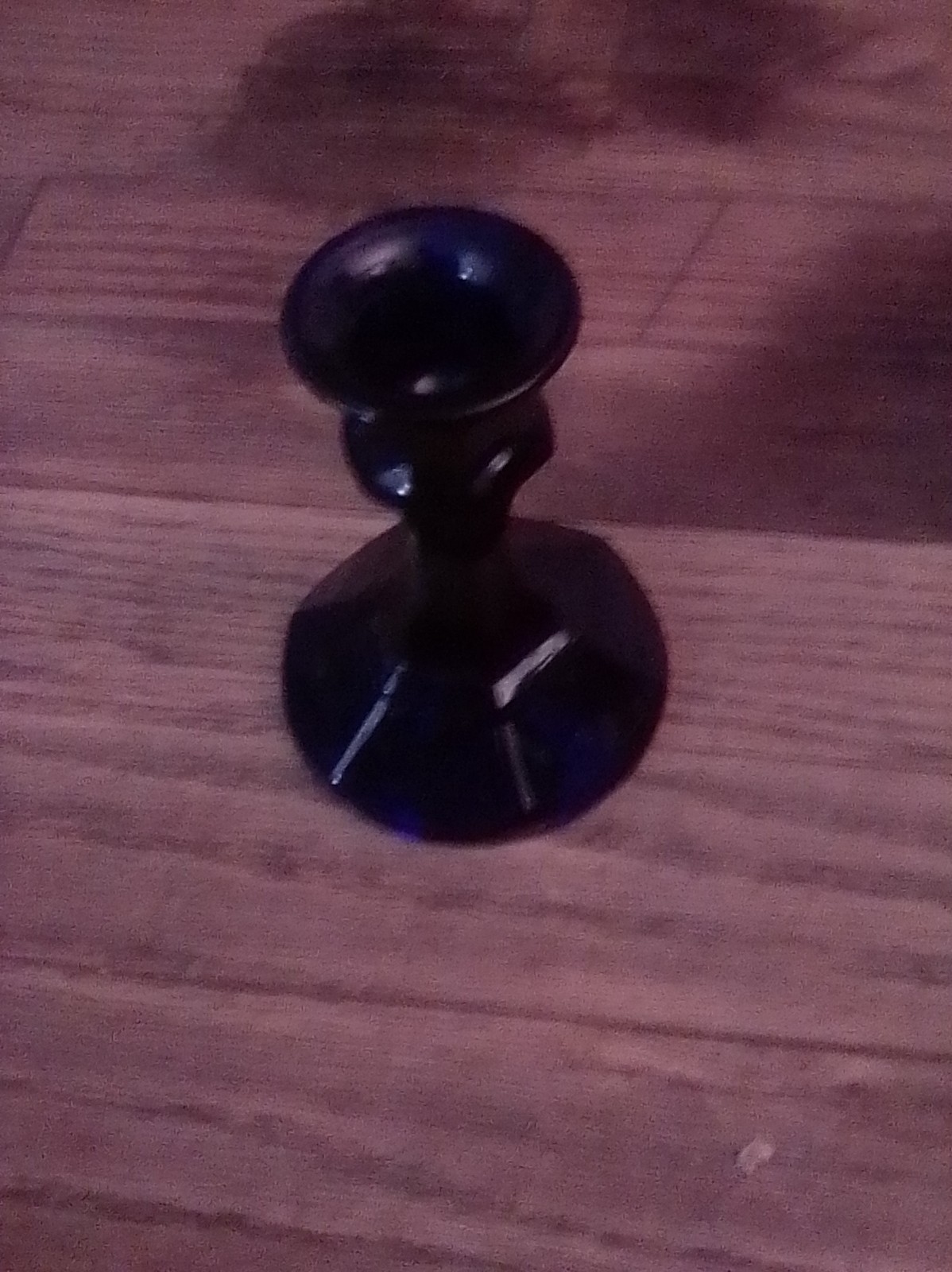 Small Cobalt Blue Candle Holder 