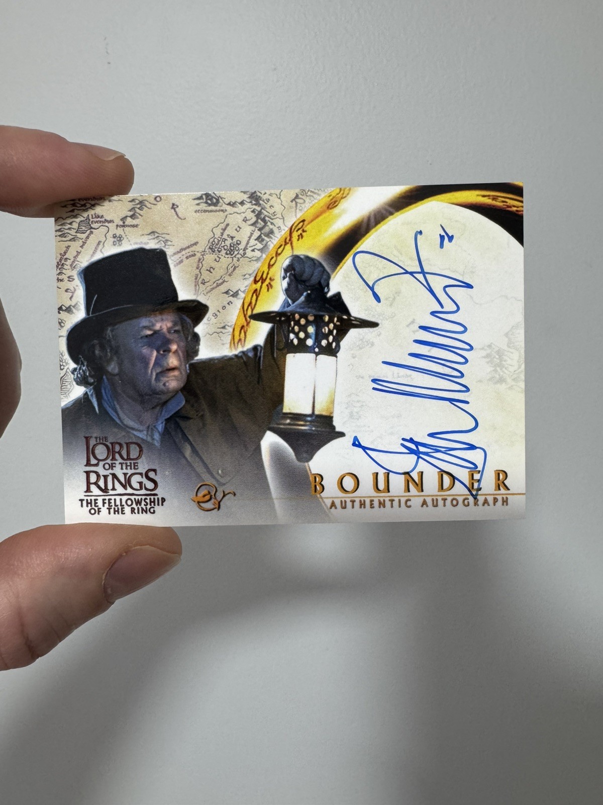Lord Of The Rings Custom Sir Ian Mune  As Bounder  Autograph card