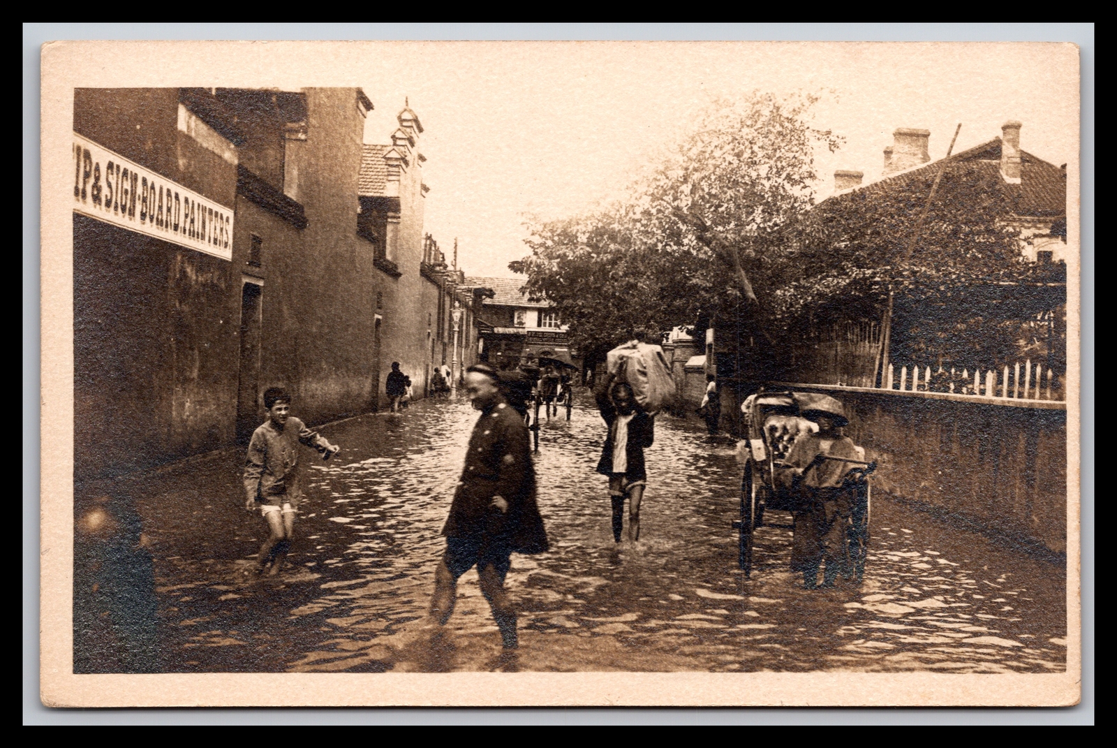 Post Card - Street Flooding