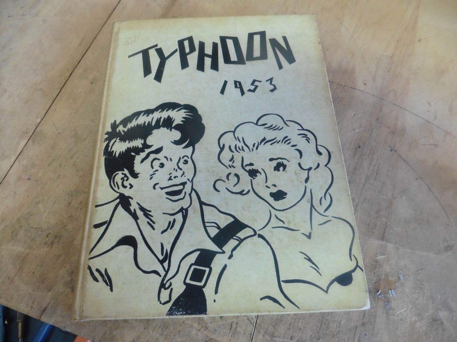 Vintage Typhoon Miami University yearbook 1953 Bible Jesus Book signatures