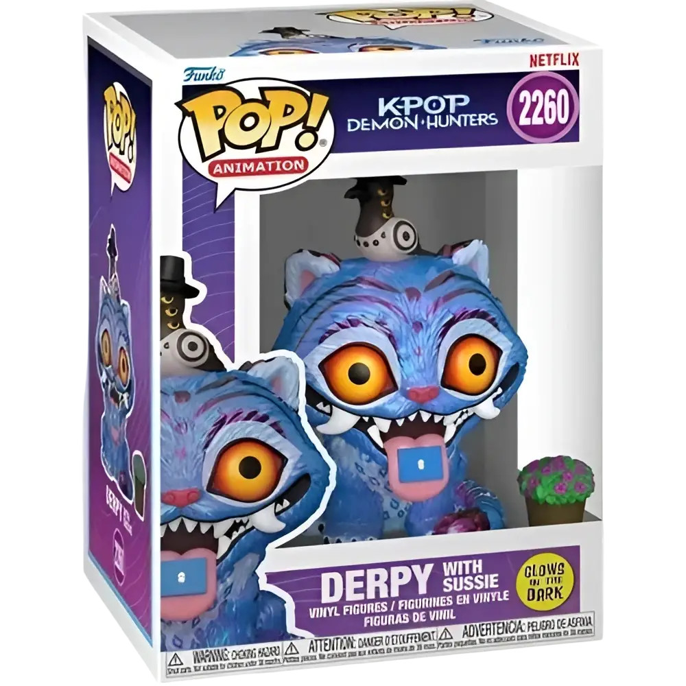 Funko Pop K-Pop Demon Hunters Derpy with Sussie (Glow) #2260
