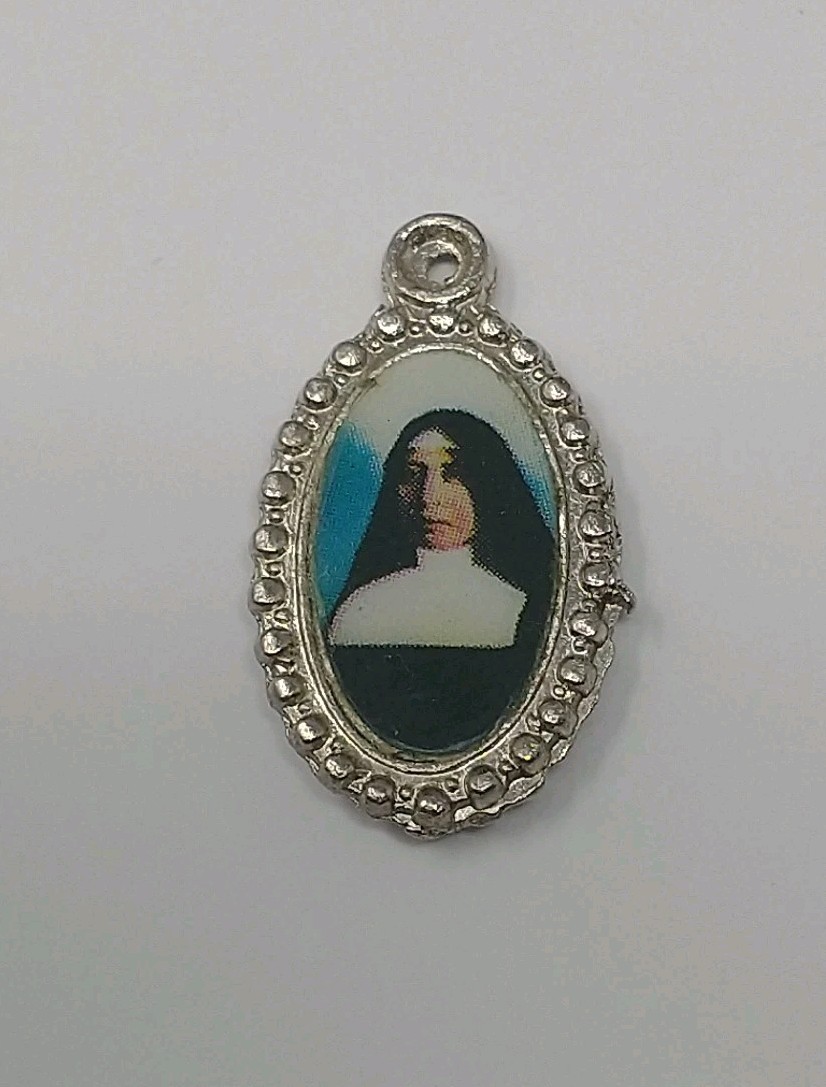 Vintage Medal Saint Pauline Relic Catholic Medal - Touched to the Holy Tongue