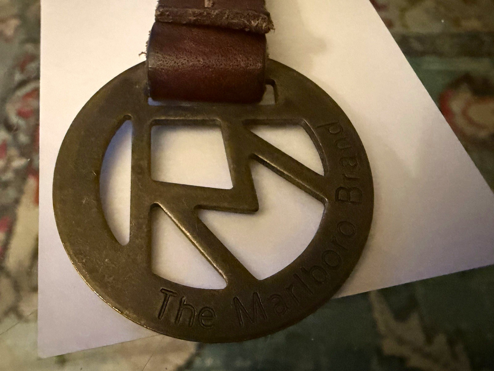 Vintage, 1980s, Marlboro, Metal & Leather Keychain.Great for your smoking friend Vintage, 1980s, Marlboro, Metal & Leather Keychain.Great for your smoking friend