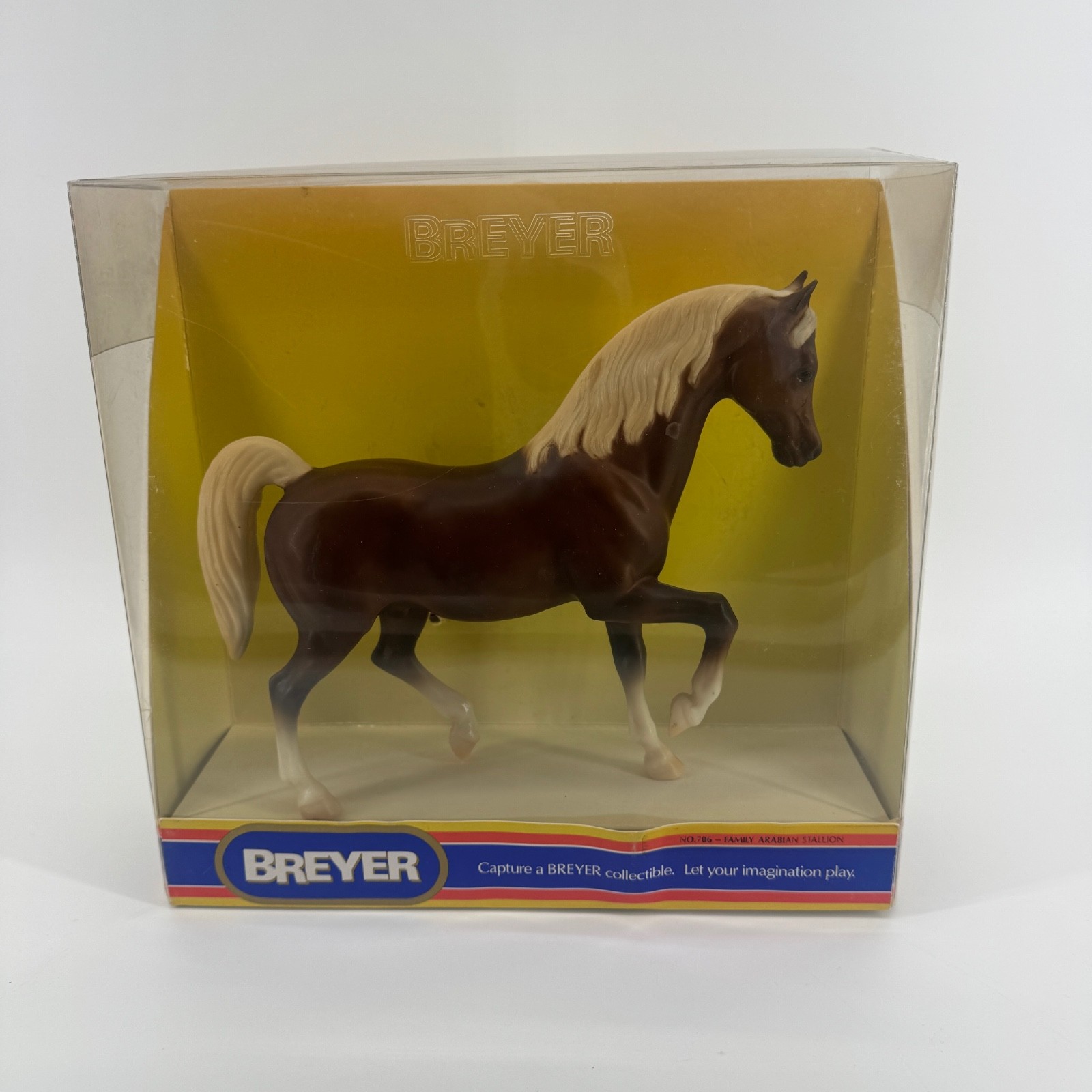 Vintage Breyer #706 Family Arabian Stallion 1986 Handpainted Horse Figurine