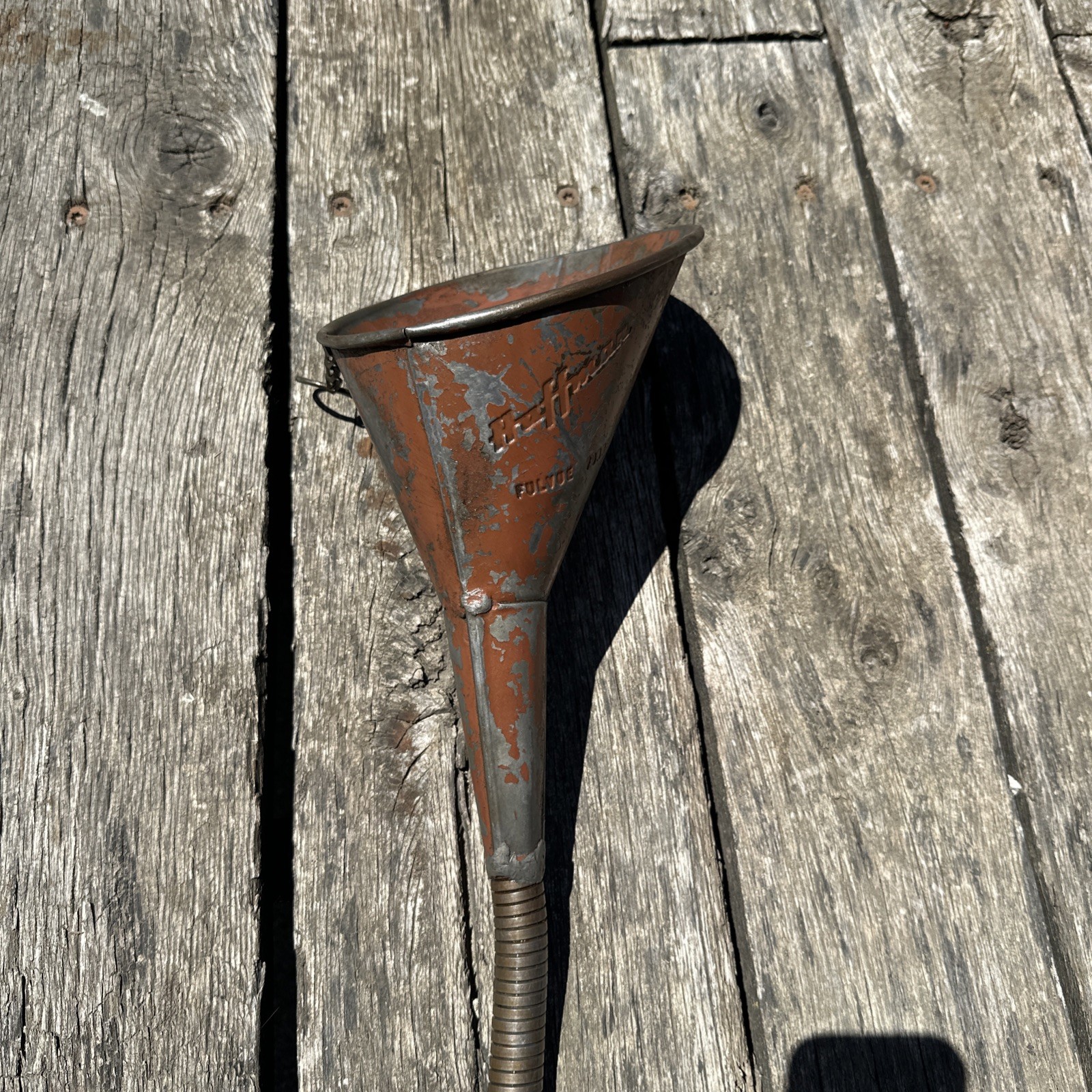 Vintage Alemite Metal Funnel