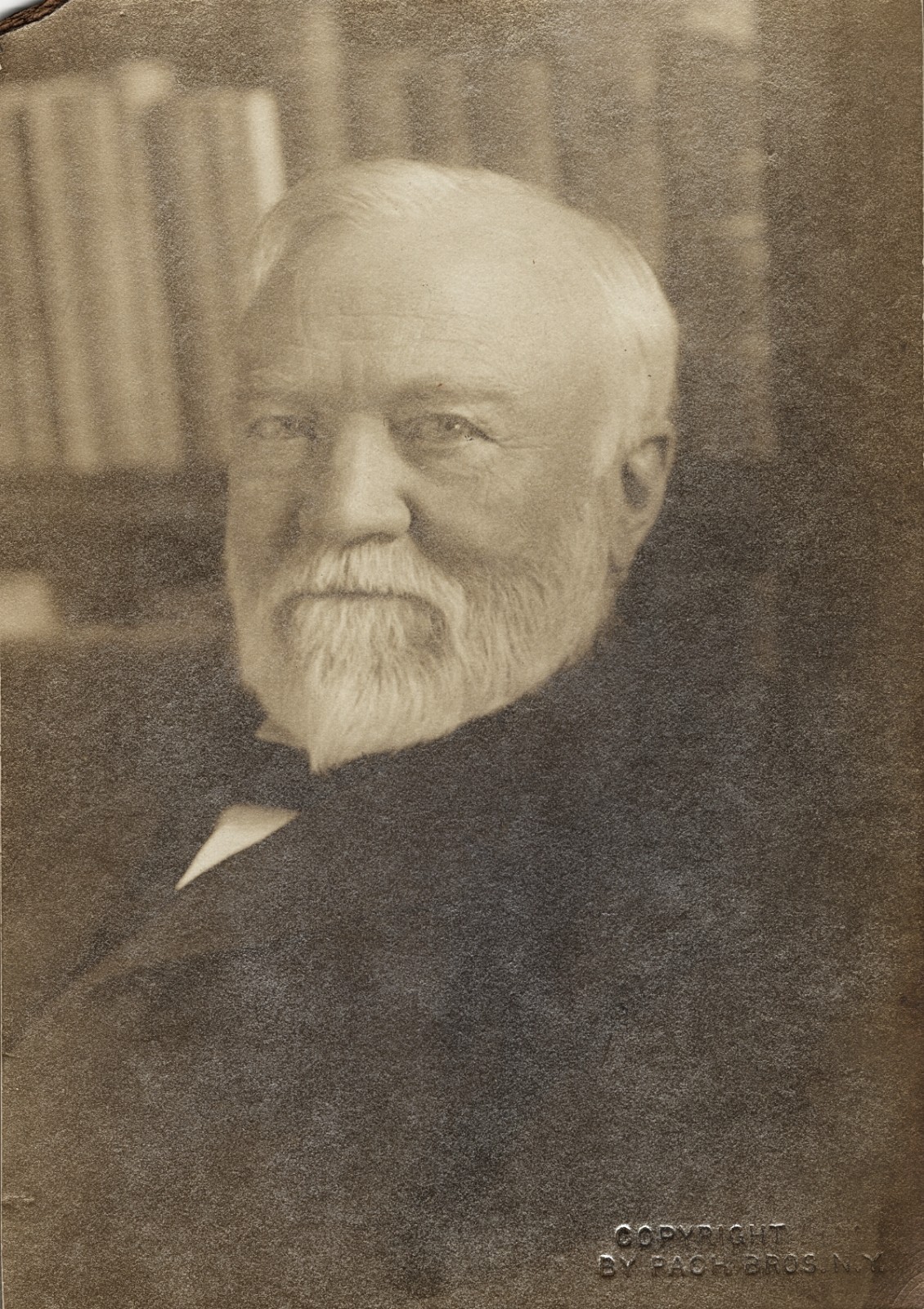 c. 1910's Andrew Carnegie Portrait Cabinet Photograph by Pach Bros. US STEEL c. 1910's Andrew Carnegie Portrait Cabinet Photograph by Pach Bros. US STEEL