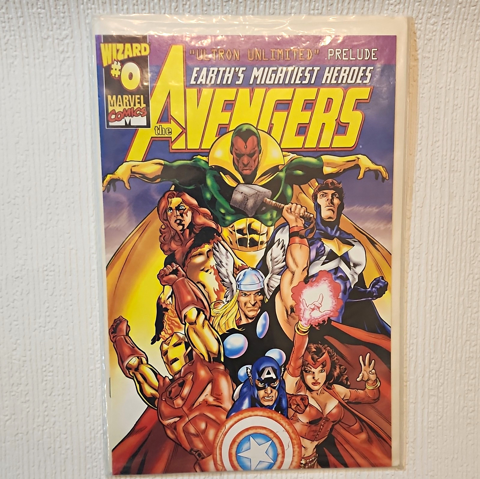 The Avengers 0 Wizard Marvel Comics 1999 Ultron Unlimited Prelude Immonen VF/NM