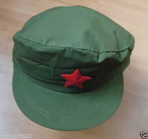 China Earlier Military Soldier's Cap with Pentacle Badge, 54cm China Earlier Military Soldier's Cap with Pentacle Badge, 54cm