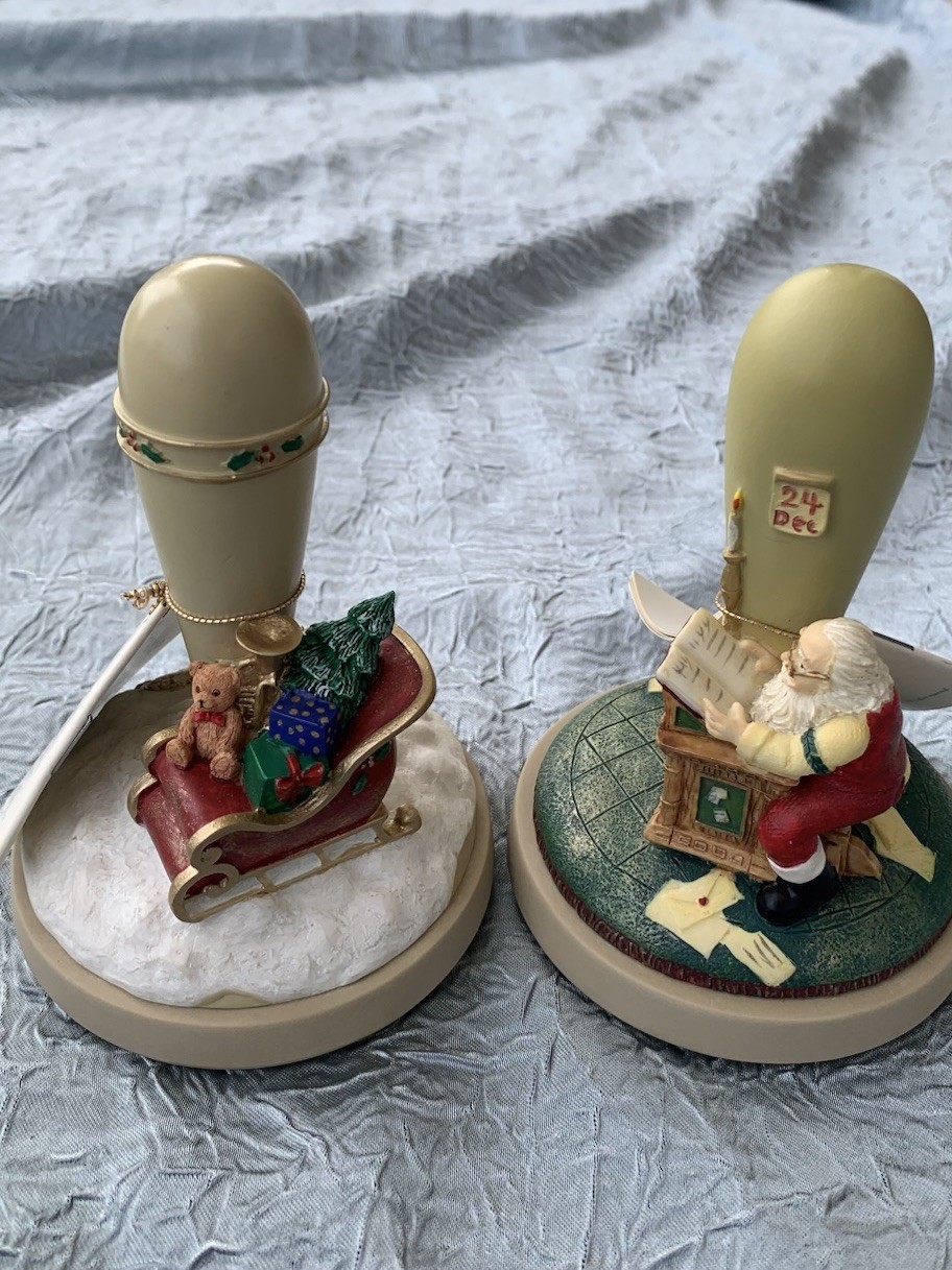 Christmas Brown Bag Cookie Art Presses 1999 - Retired  - Set of 2