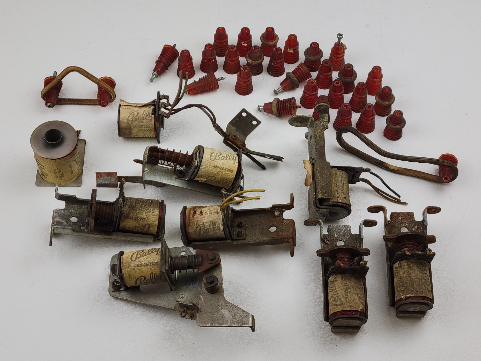 1978 Bally Playboy Pinball Machine Parts Lot Coils Slingshots Bumpers Posts