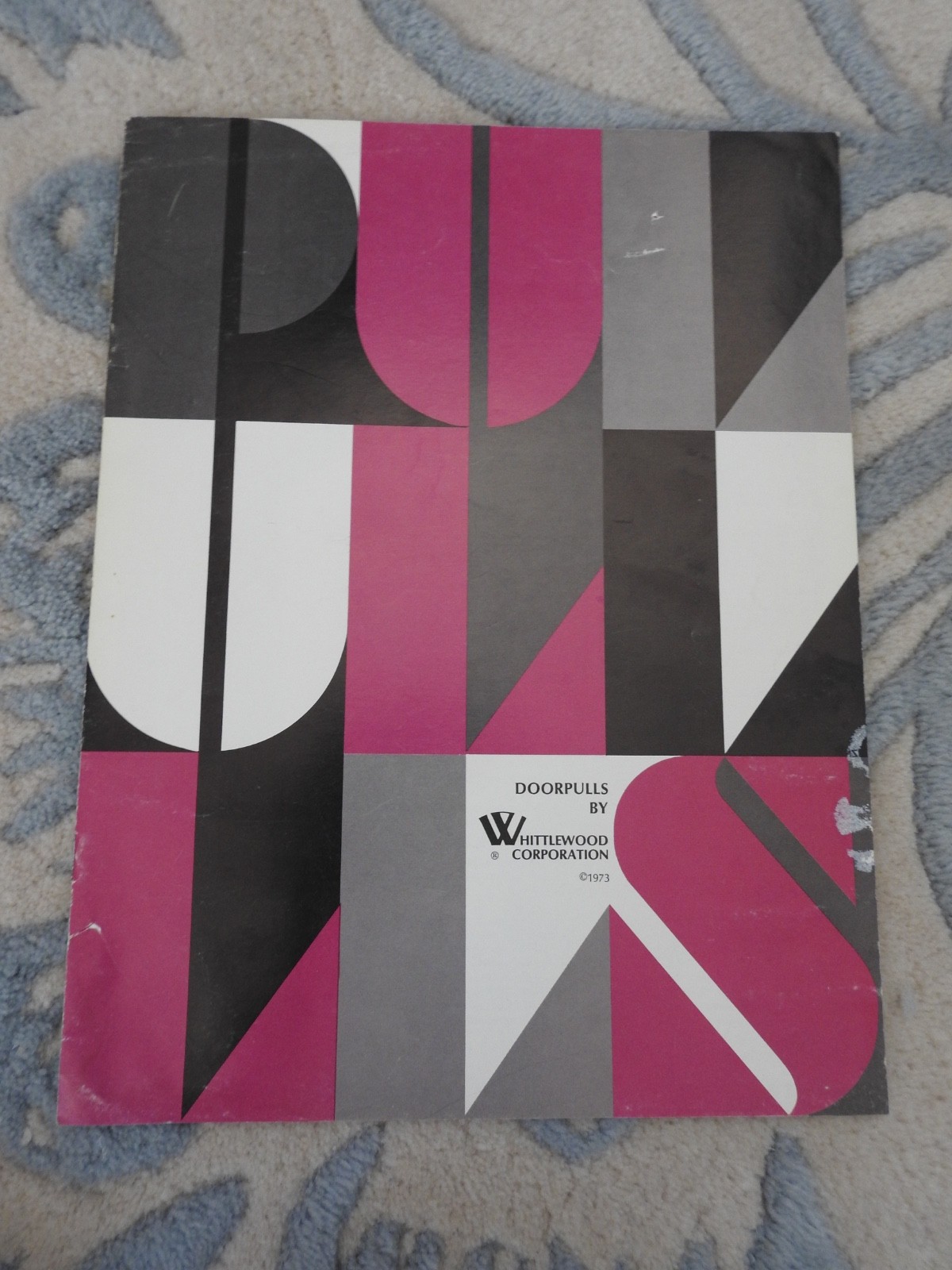 1970s vintage FEDERICO ARMIJO Whittlewood Door Pulls brochure MCM