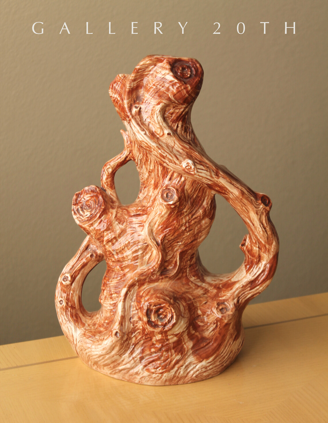 COOL MCM ABSTRACT BIOMORPHIC POTTERY RAYMOR VTG 50S 60S ATOMIC MID CENTURY ART