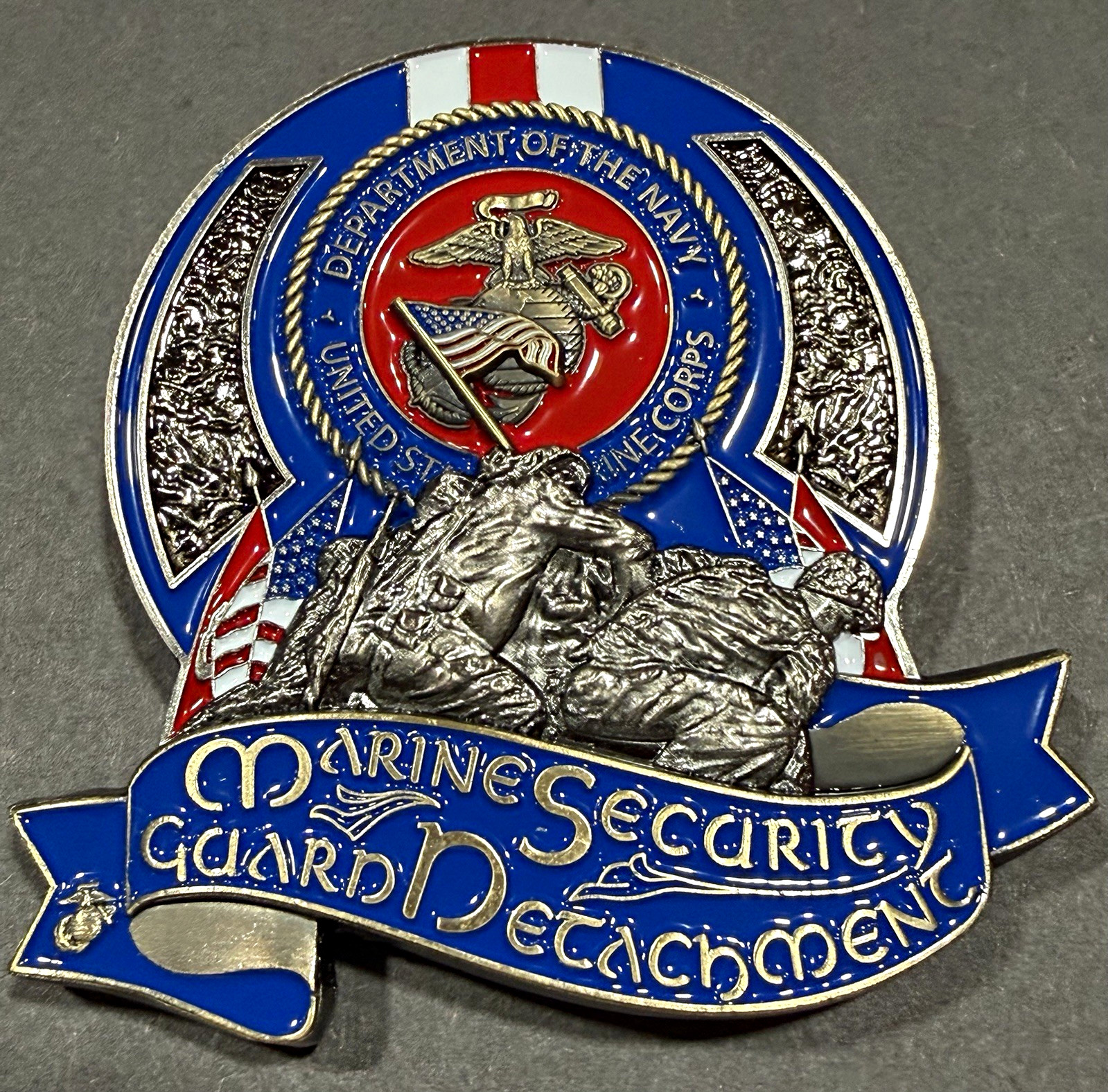 USMC Marine Security Guard Detachment U.S. Embassy Challenge Coin Lot