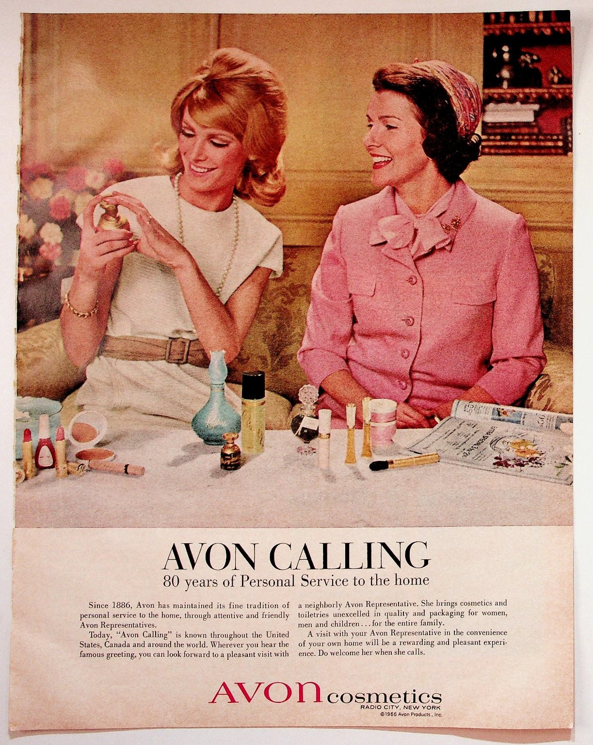 1966 Avon Cosmetics Print Advertisement 10x13 Vintage Beauty Ad 1966 Avon Cosmetics Print Advertisement 10x13 Vintage Beauty Ad