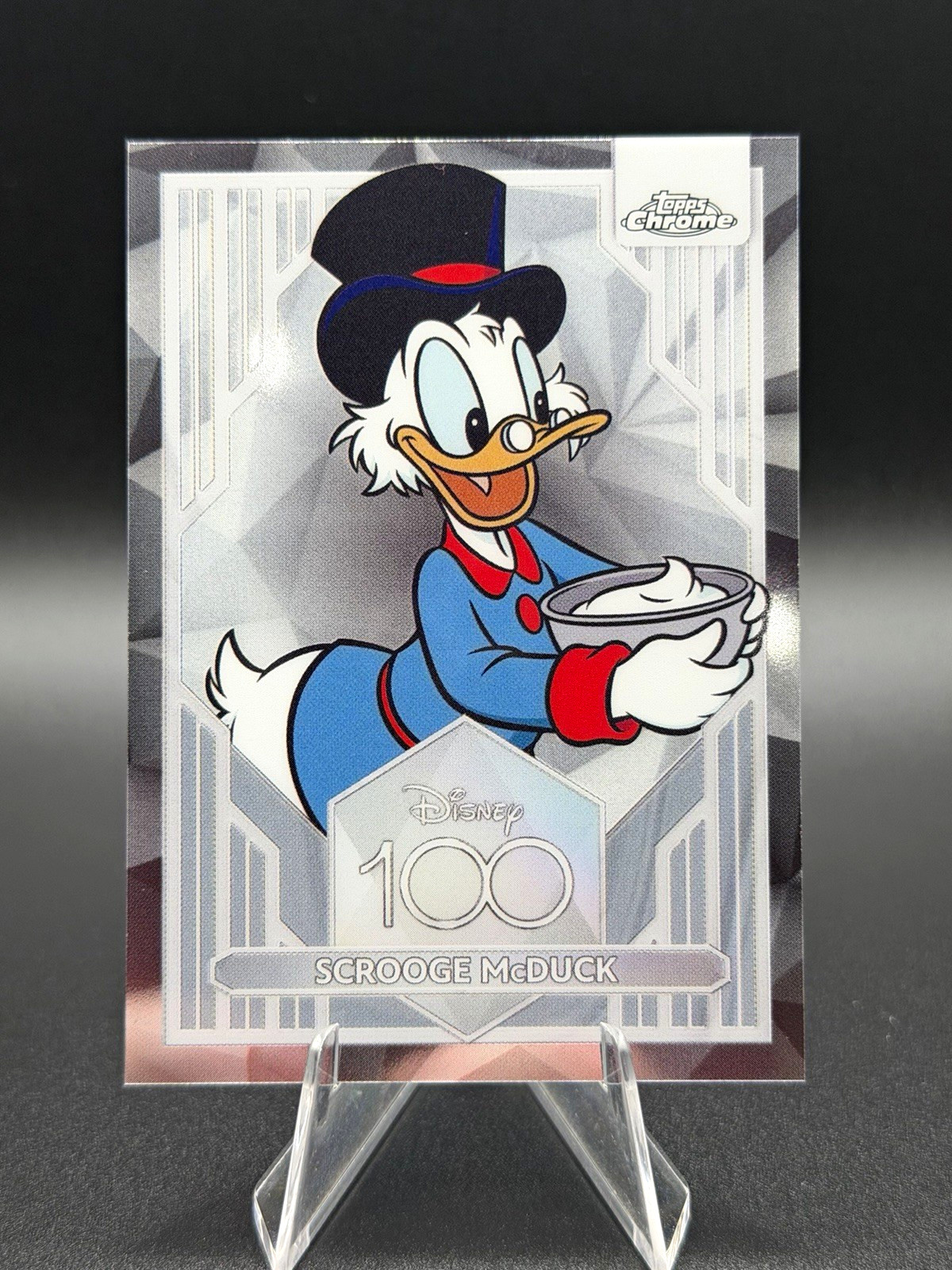 Topps 2023 Topps Chrome Disney 100 Scrooge McDuck #87 Base Set Card