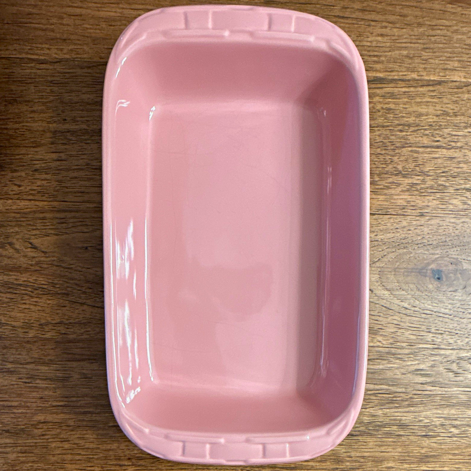 Longaberger Woven Traditions 9× 13 baking dish in Pink Discontinued Longaberger Woven Traditions 9× 13 baking dish in Pink Discontinued