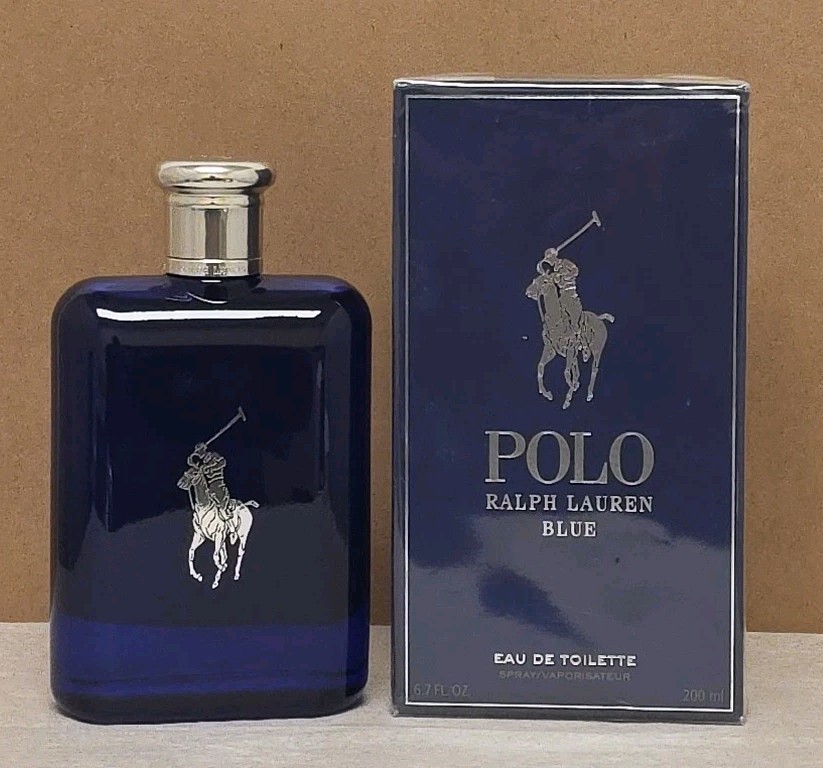 Polo Blue by Ralph Lauren 200ml 6.7 Oz Eau De Toilette Spray