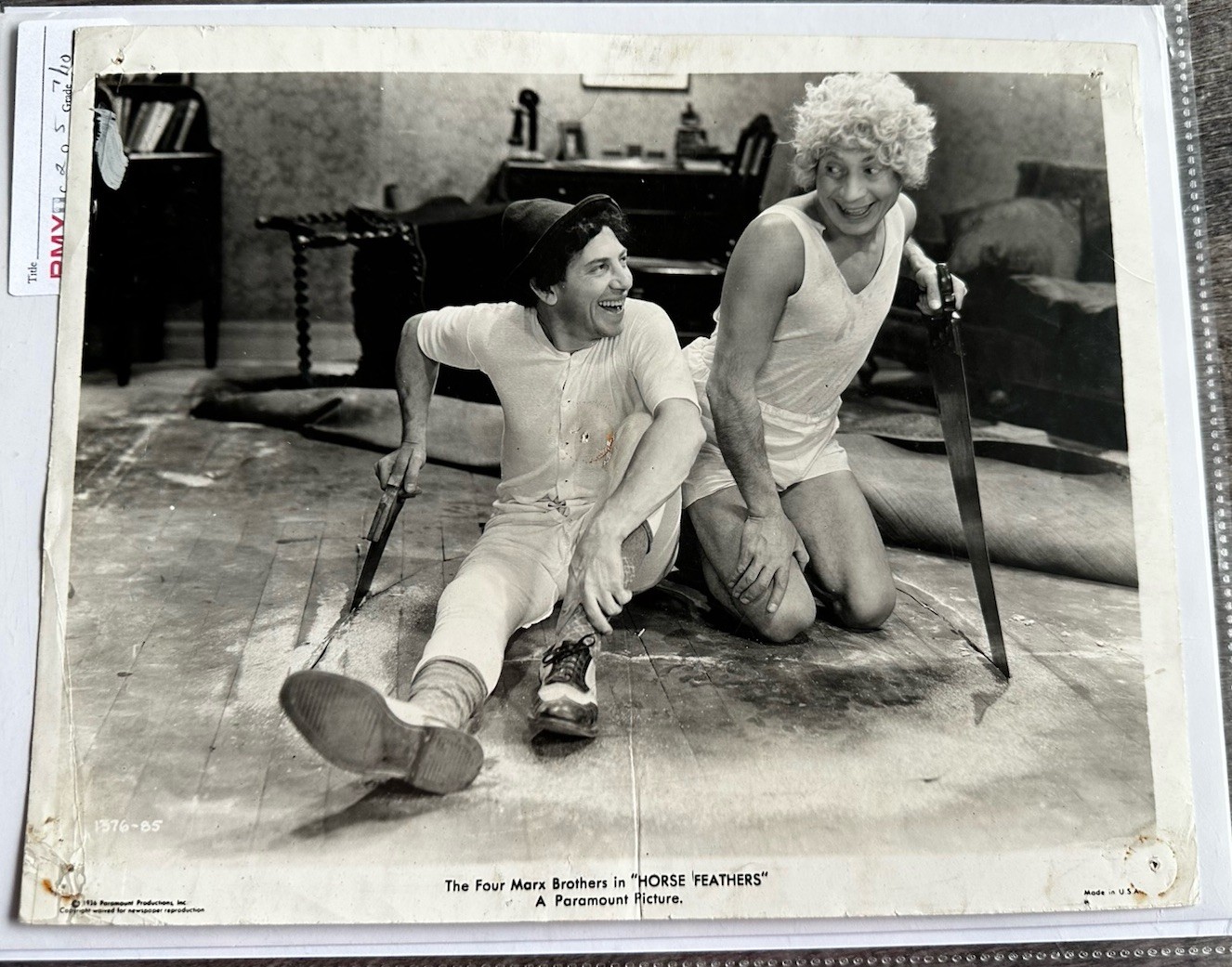 Marx Brothers Horse Feathers Original Studio Photograph 