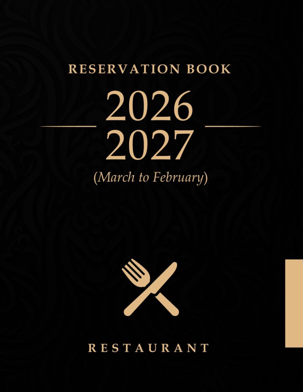 Reservation Book For Restaurant: Full Year Table Wait List Reservations, 1... 