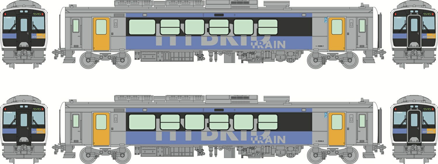 Tomytec Diocolle Railway Collection JR Kiha E200 Koumi Line 2-Car Set N Scale
