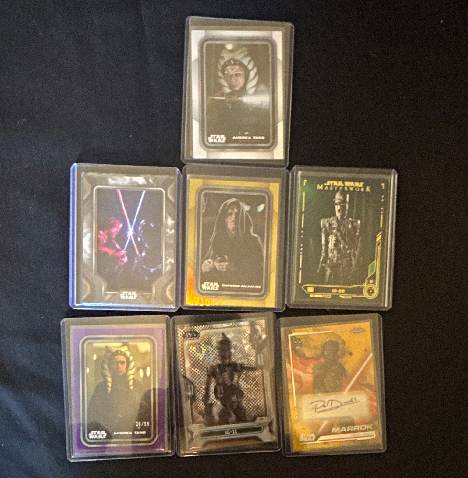 Topps Star Wars Masterwork Auto Card Lot 7 Hard Signed Serial # Marrok
