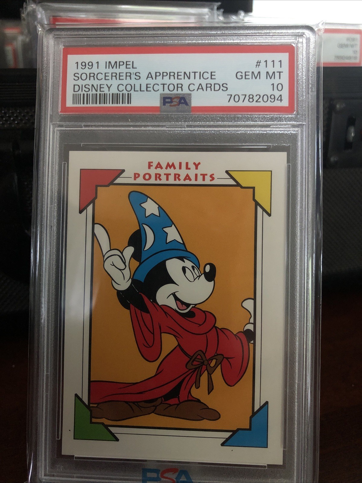 Mickey Mouse PSA 10 - 1991 Impel Disney #111 Sorcerer’s Apprentice 