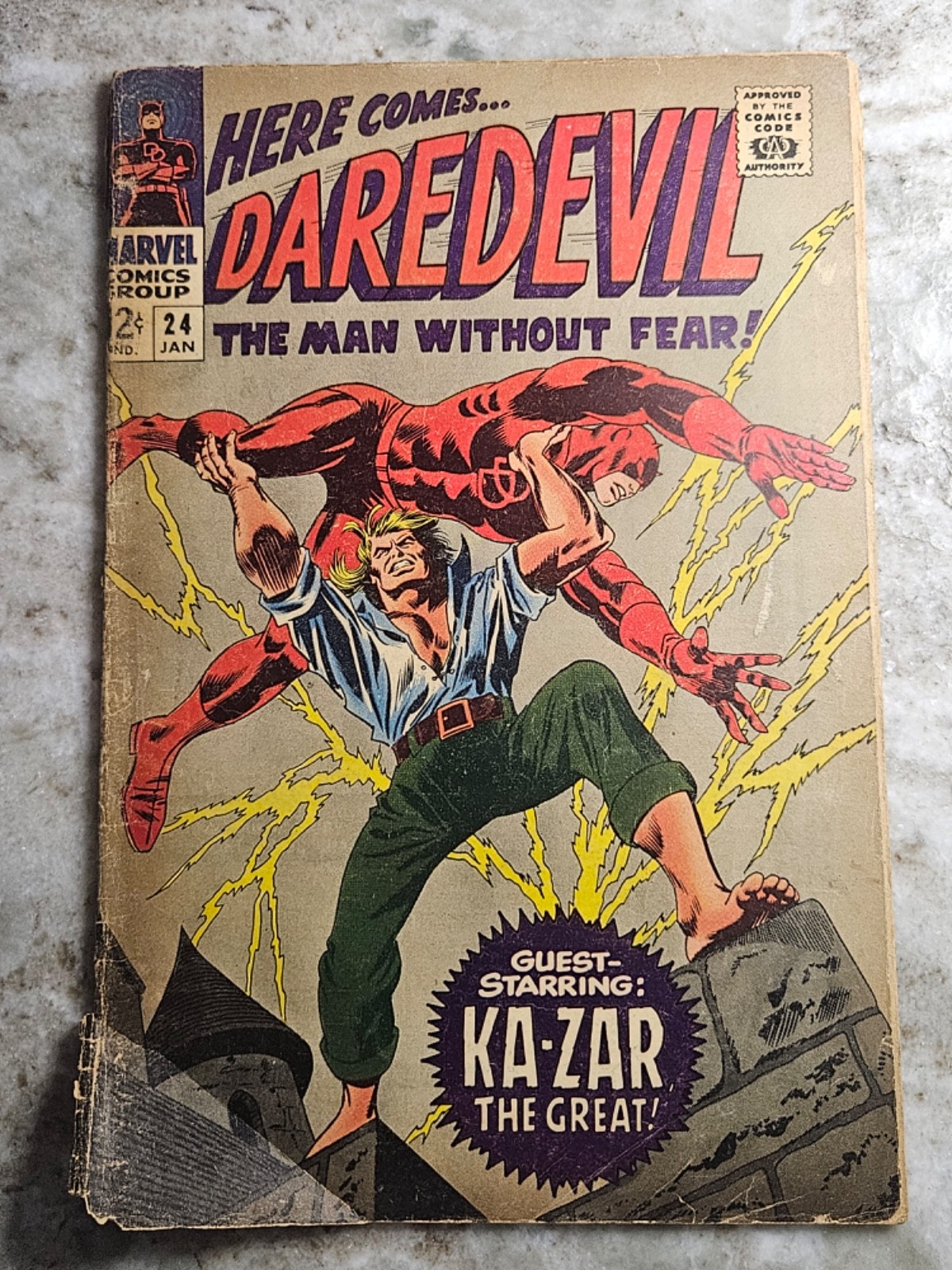 Daredevil #24 (Marvel Comics January 1967) VG